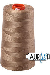 Aurifil Mako 50wt Cotton 5900 m 6452 yd. cone - 6010 Toast